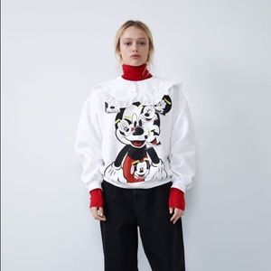 Zara  Disney Mikey Mouse sweatshirt